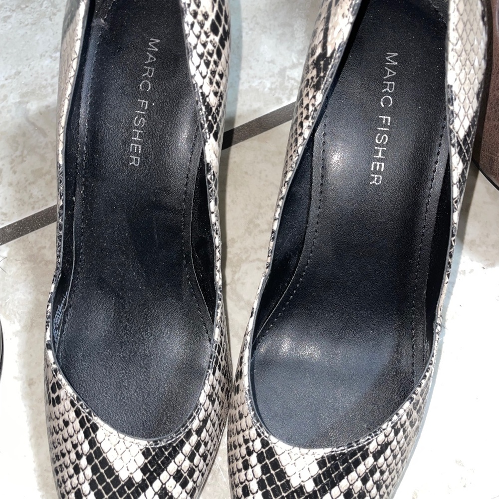 Marc Fisher Snake Heels